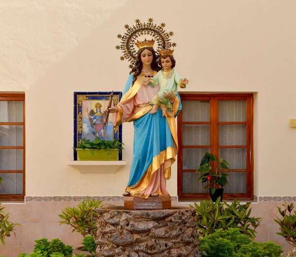 Imagen de María Auxiliadora venerada en Telde/TA.